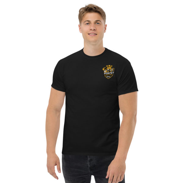 T-shirt classique unisexe logo poitrine simple – Image 3