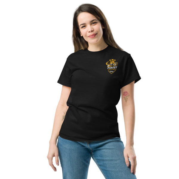 T-shirt classique unisexe logo poitrine simple