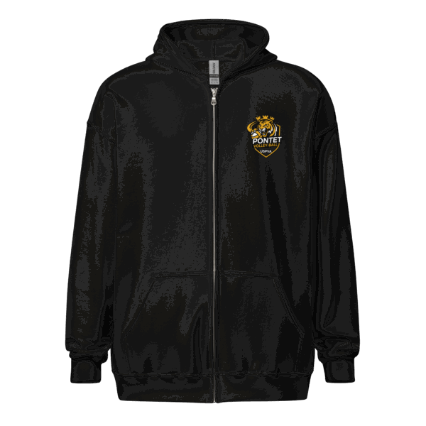 Sweat à capuche zippé MIXTE Tigre – Image 5