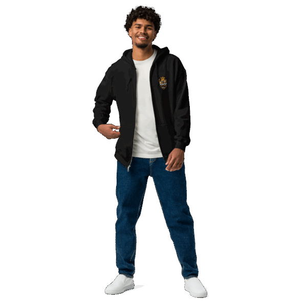 Sweat à capuche zippé MIXTE Tigre – Image 4