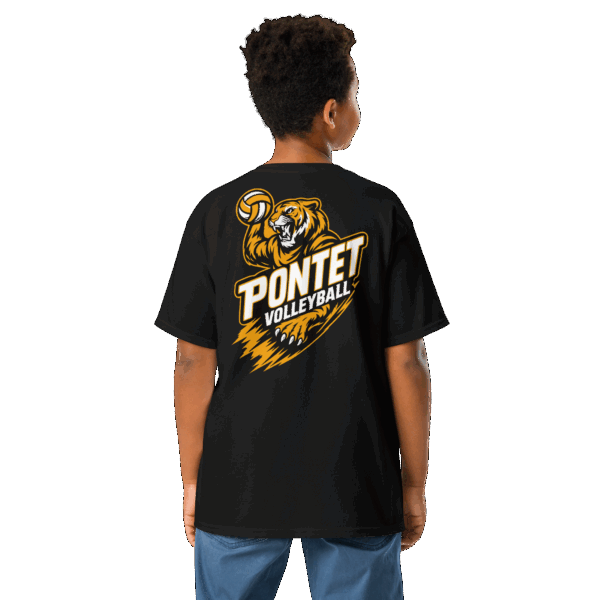 T-shirt classique enfant tigre dos – Image 2