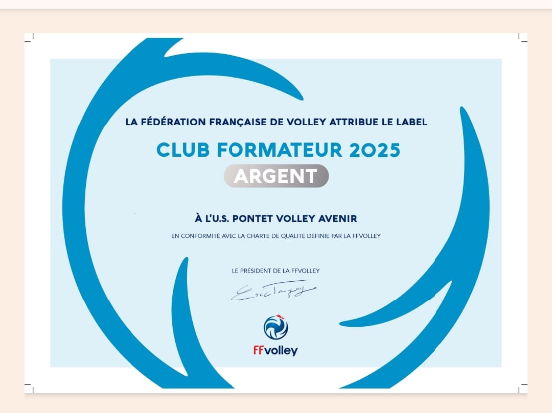 Club formateur argent 2025